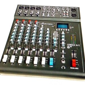 CLUBXS8+ 4 Mic Preamps w/DSP, Bluetooth & USB